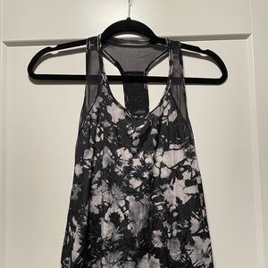 Lululemon racer back and mesh tank top